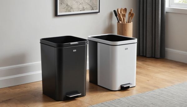 Poubelles élégantes : alliez style et écologie chez vous !
