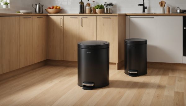 Poubelles élégantes : alliez style et écologie chez vous !